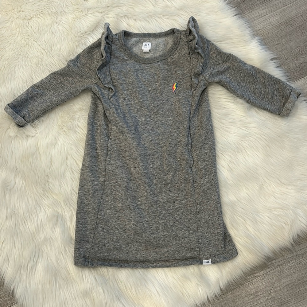 Gap Kids Dress with ruffled sleeves. Small.
